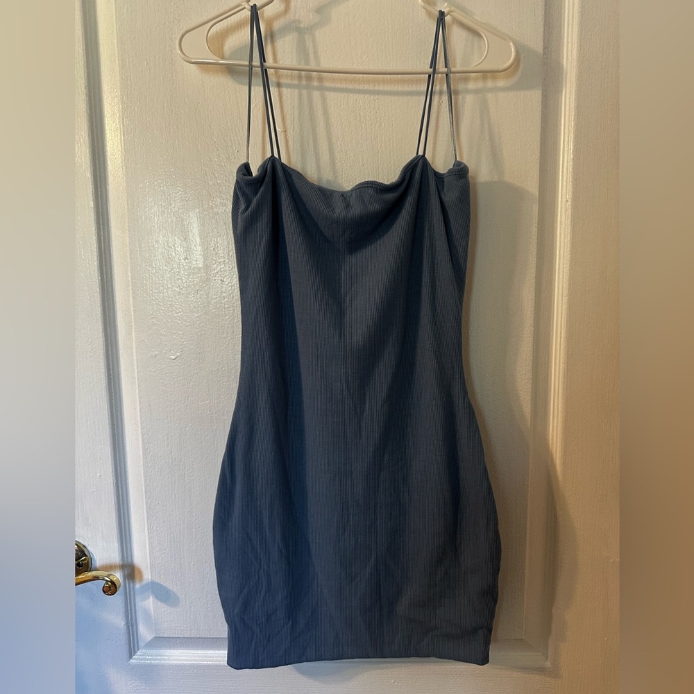 BABY BLUE MINI DRESS